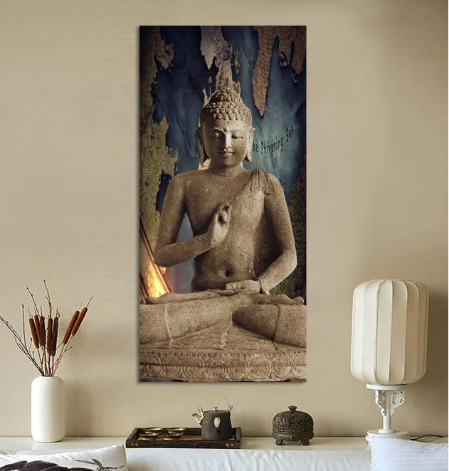 Enlighten Buddha Oil Canvas