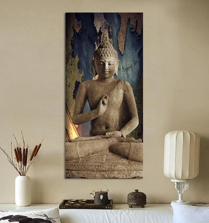 Enlighten Buddha Oil Canvas