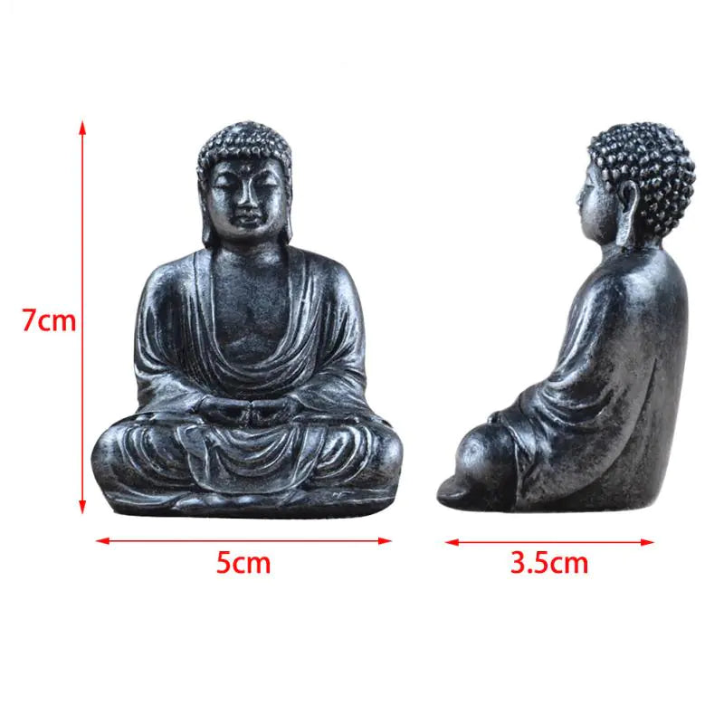Serene Buddha Resin Decor