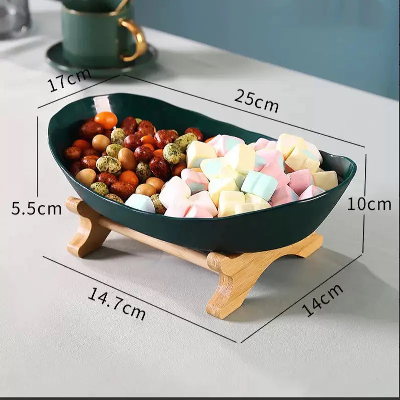 Elegant Ceramic Display Dish