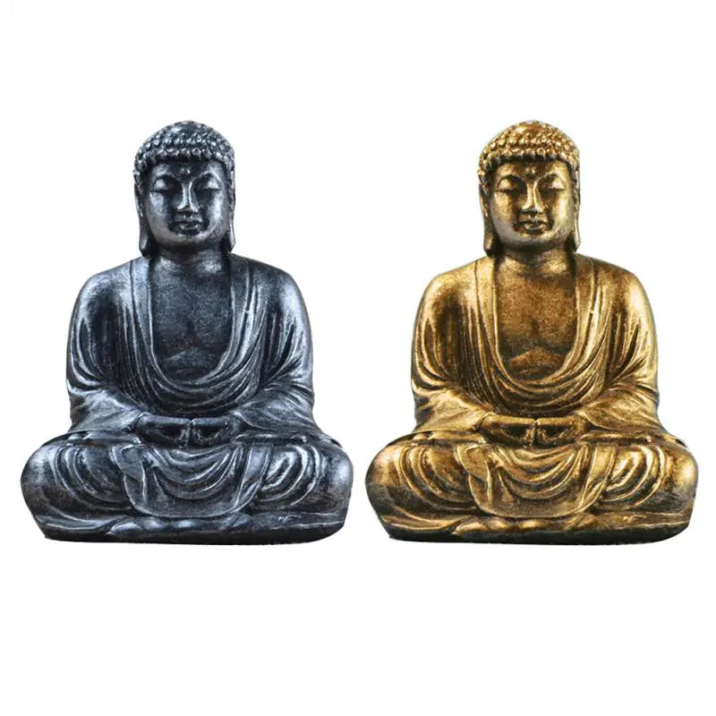 Serene Buddha Resin Decor